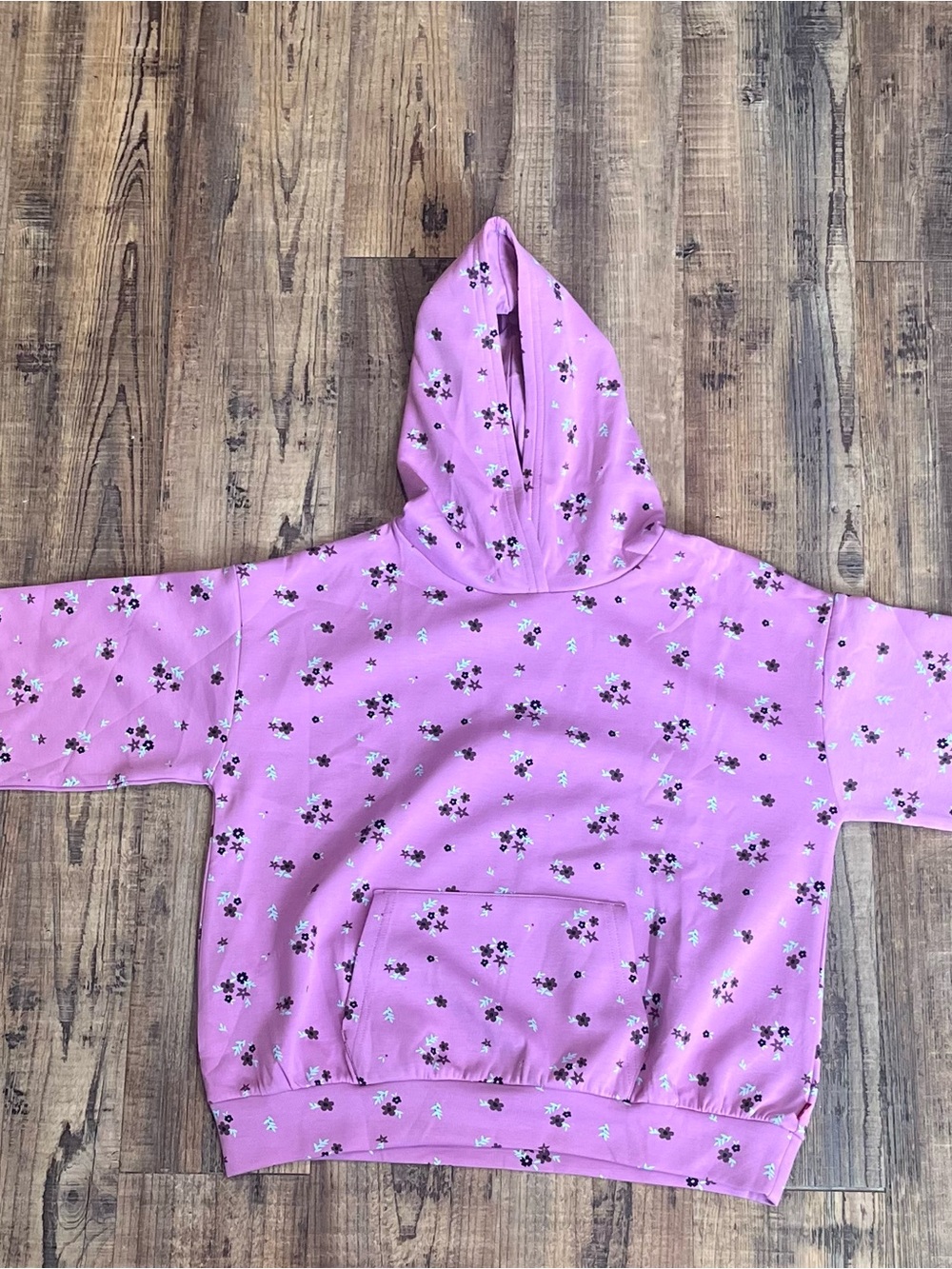 Levi's Pink Floral Kids Hoodie Sweatshirt